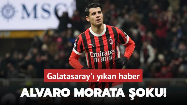 Alvaro Morata oku! Galatasaray' ykan haber