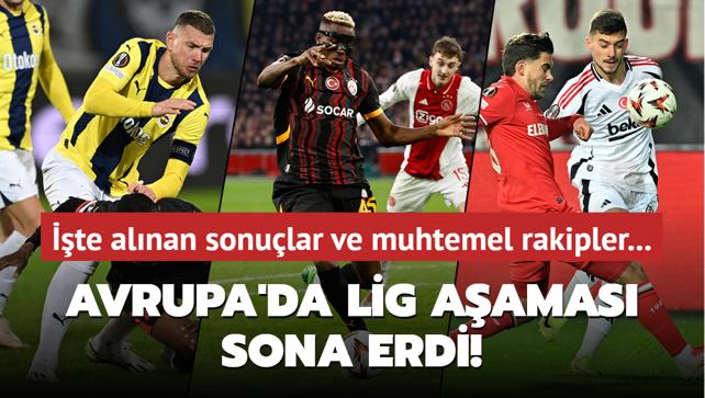 Avrupa'da lig aamas sona erdi! te alnan sonular ve muhtemel rakipler...