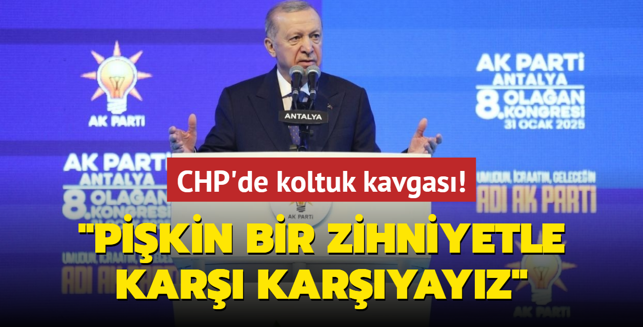 Bakan Erdoan: Pikin bir zihniyetle kar karyayz