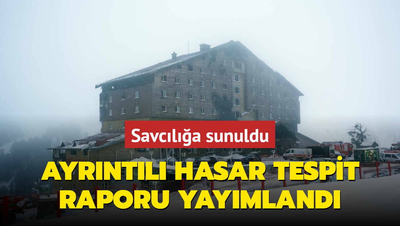 Grand Kartal Otel'in ayrntl hasar tespit raporu yaymland