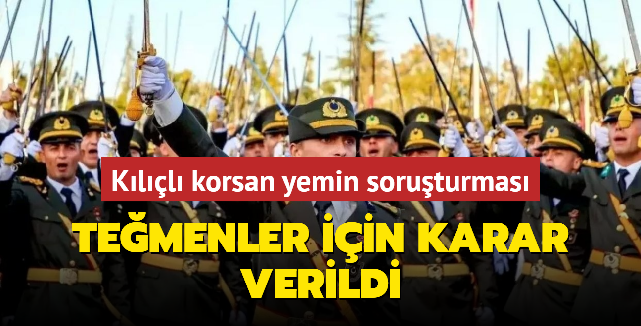 Temenlerin kll "korsan" yemini soruturmasnda karar verildi