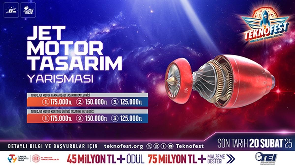 TEKNOFEST Jet Motor Tasarm Yarmas ile havaclk teknolojilerinin geleceinde yerinizi aln