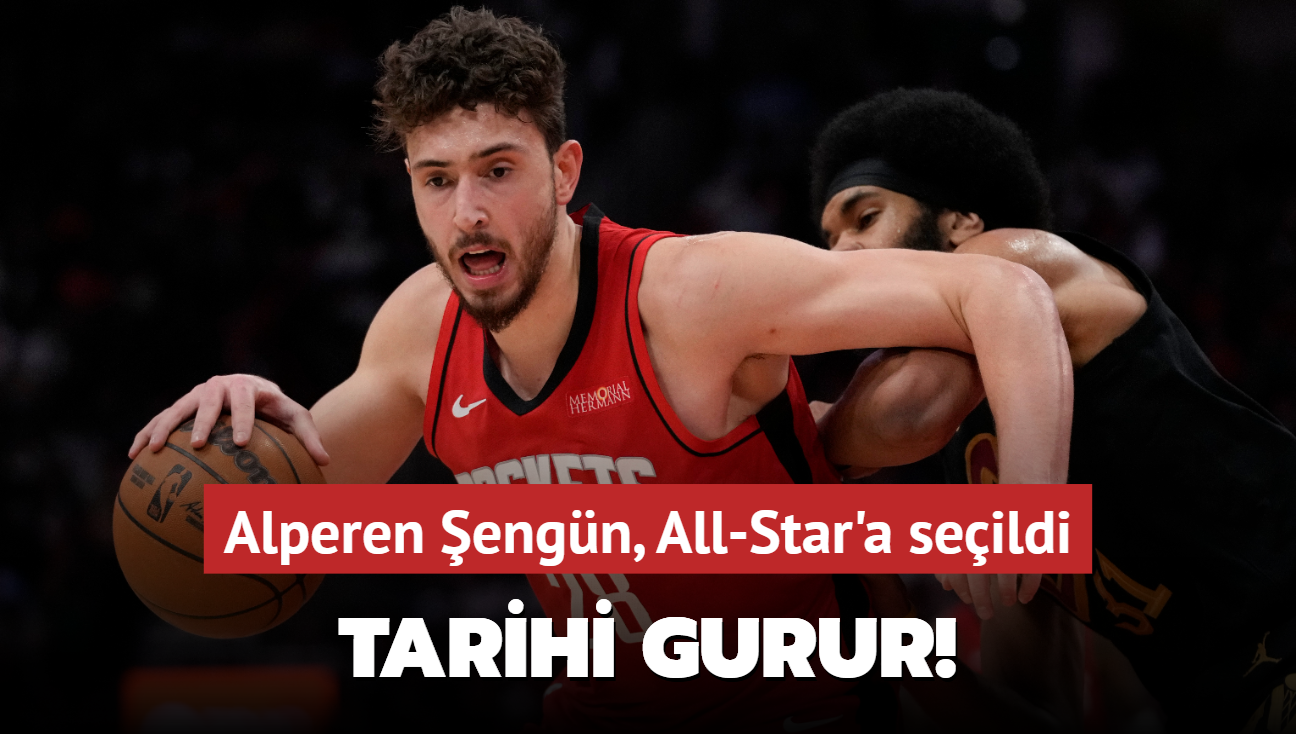 Tarihi gurur! Alperen engn, All-Star'a seildi