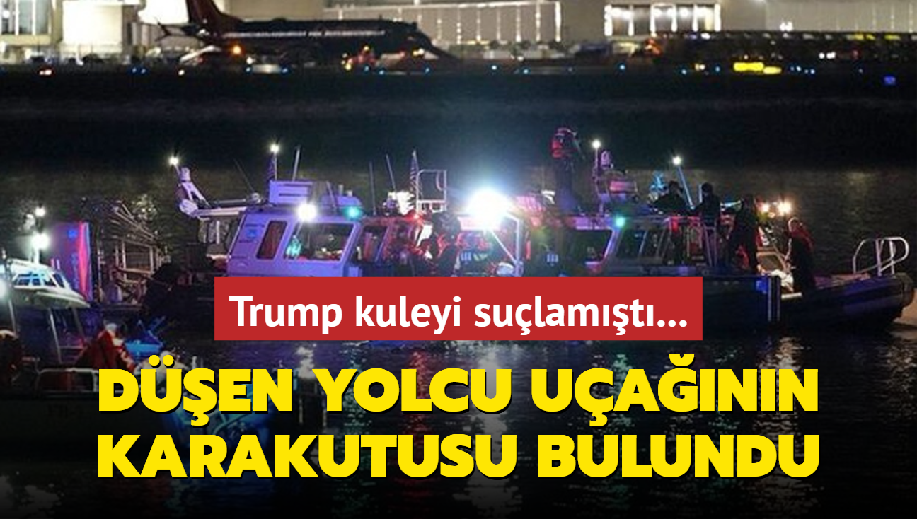 Trump kuleyi sulamt... ABD'de den yolcu uann karakutusu bulundu