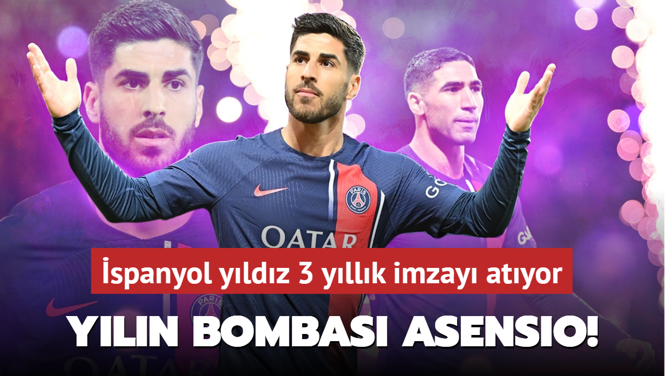 Yln bombas Marco Asensio! 3 yllk imza tamam