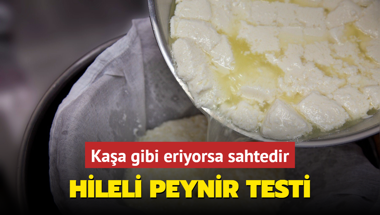 Kaar gibi eriyorsa sahtedir! Hileli peynir testi, paranzdan ve salnzdan olmayn