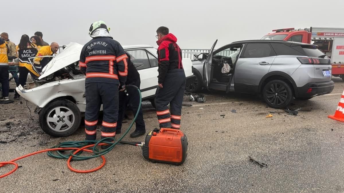 ankr'da feci kaza! ki otomobil arpt: 1 l, 2 yaral