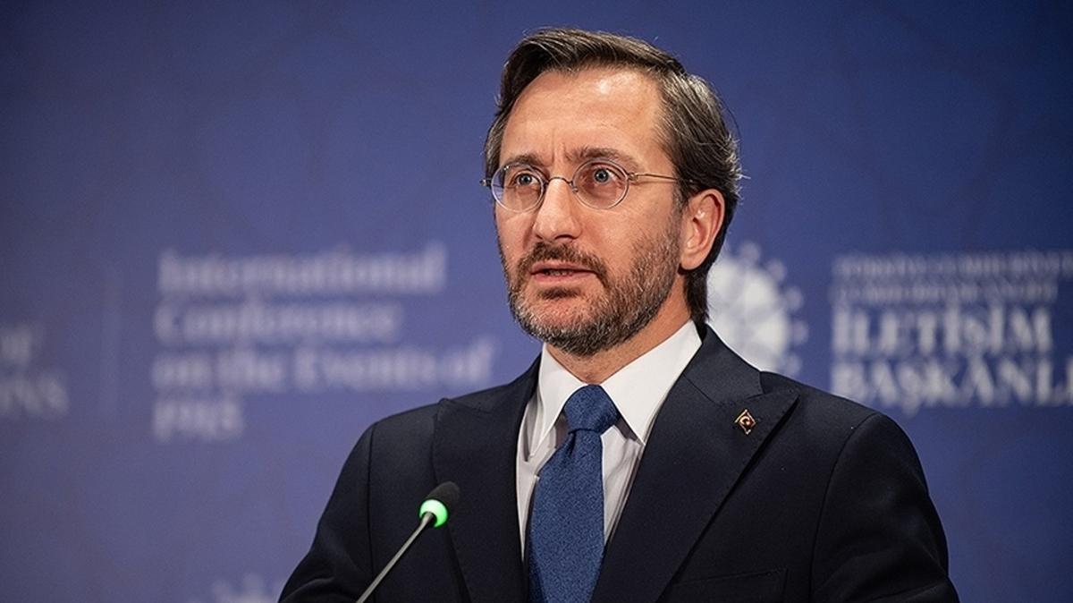 letiim Bakan Altun'dan Etem alkan iin taziye mesaj
