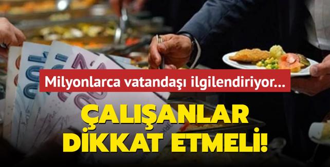 alanlar dikkat etmeli! Milyonlarca vatanda ilgilendiriyor... 