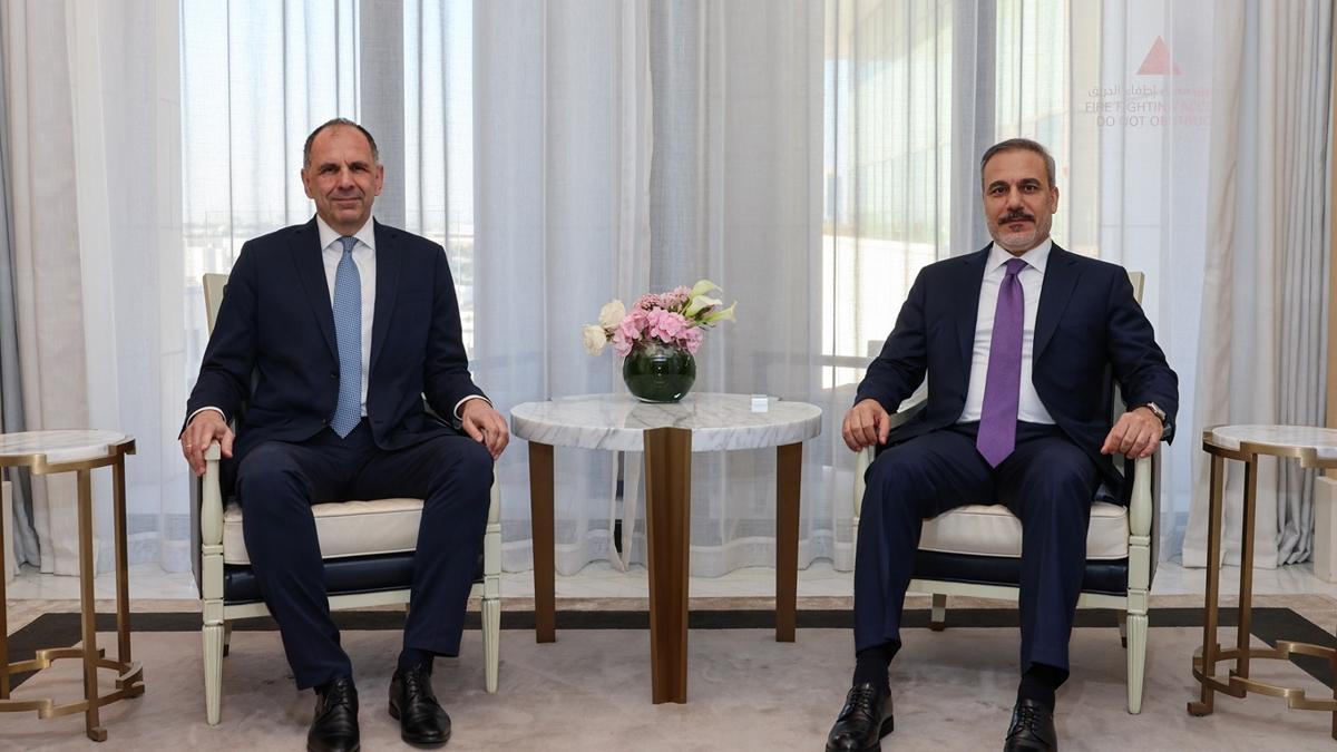 Bakan Fidan, Yunan mevkida Gerapetritis ile grt