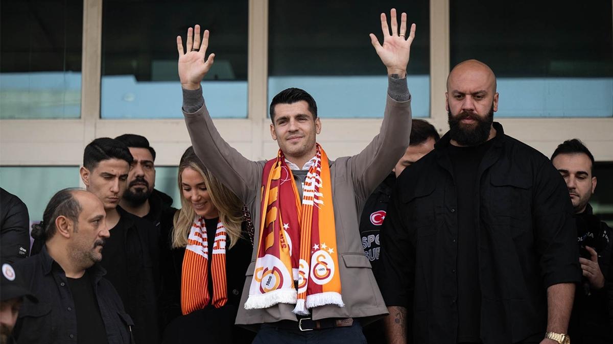 galatasaray alvaro morata transfer foto�raflar� resimleri