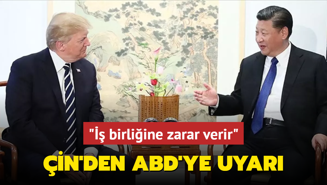 in'den ABD'ye uyar:  birliine zarar verir