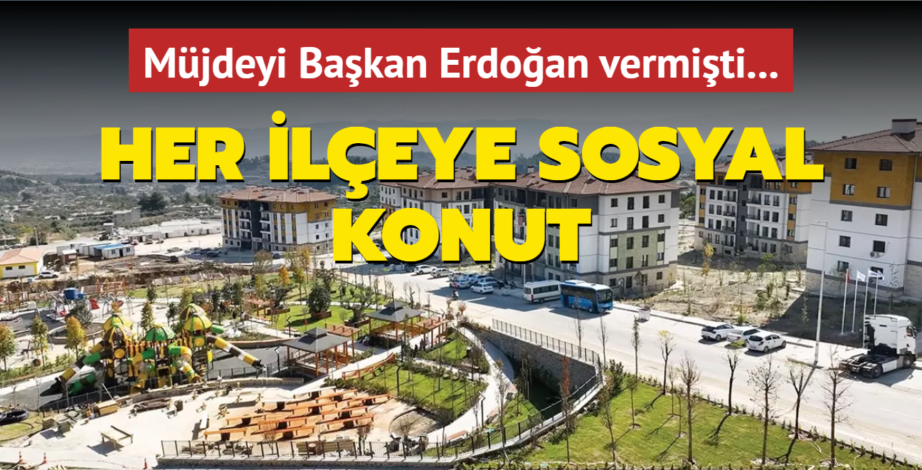 Her ileye sosyal konut