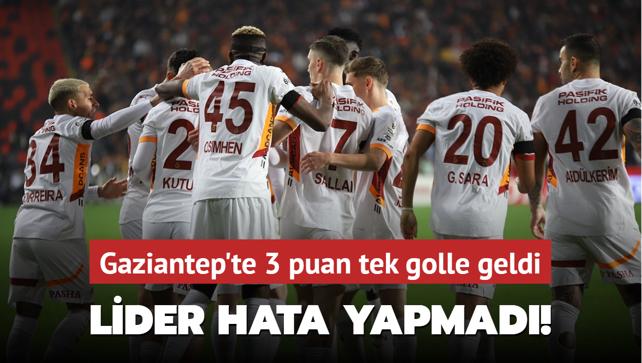 MA SONUCU: Gaziantep FK 0-1 Galatasaray