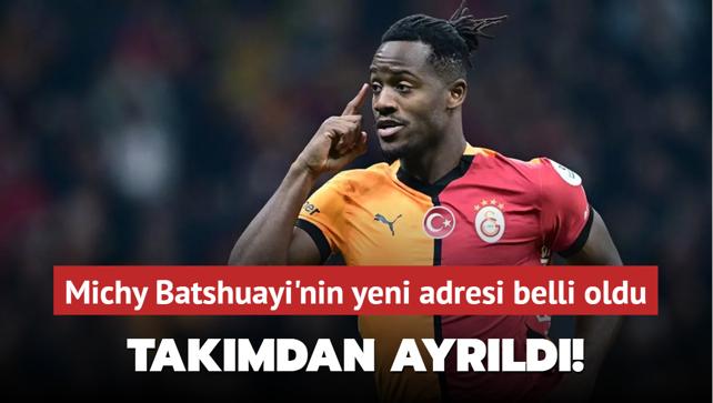 Takmdan ayrld! Michy Batshuayi'nin yeni adresi belli oldu