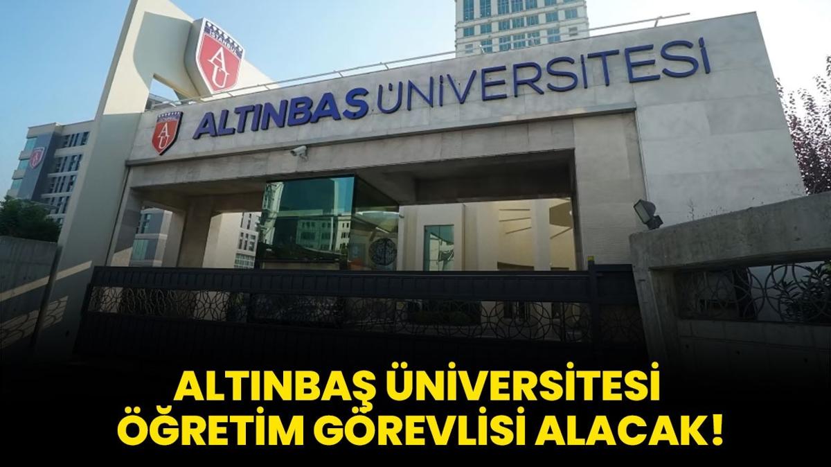 Altnba niversitesi retim Grevlisi alacak!