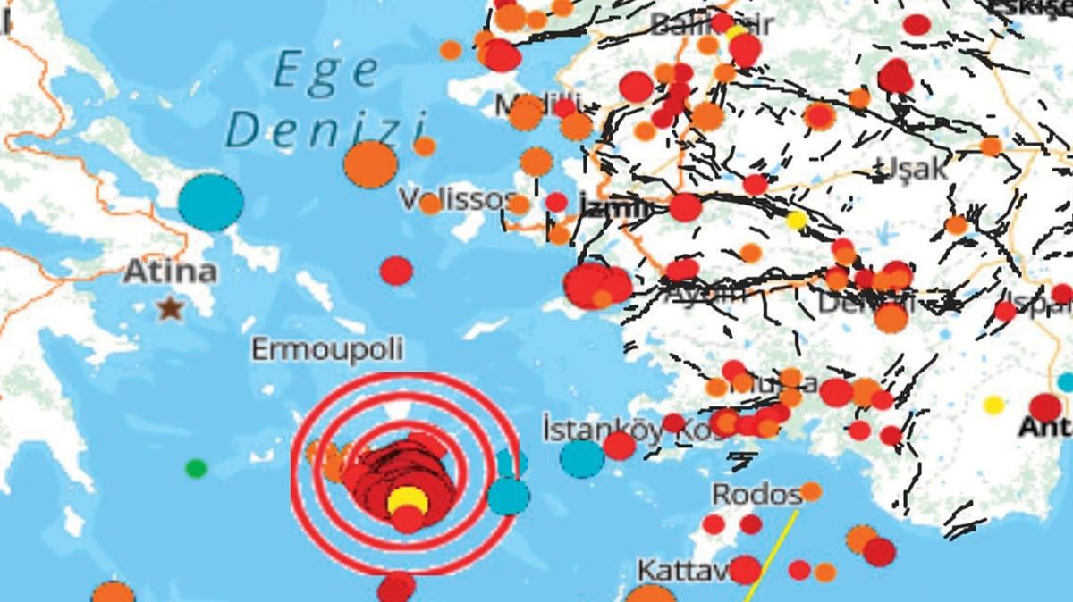 Ege'de iki gnde 250 deprem! Uzmanlardan volkanik tehdit uyars