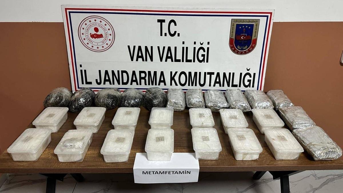 Van'da 1 ayda 243 kilo uyuturucu ele geirildi