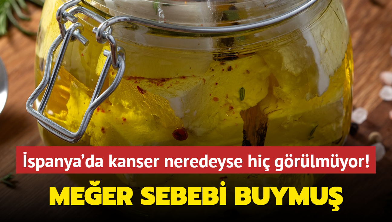 spanya'da kanser neredeyse hi grlmyor! Meer sebebi buymu