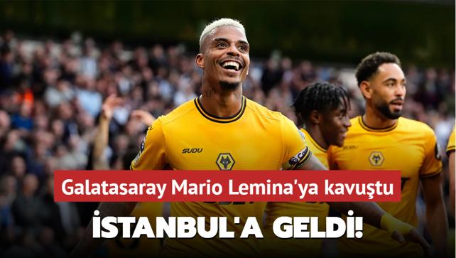 stanbul'a geldi! Galatasaray Mario Lemina'ya kavutu