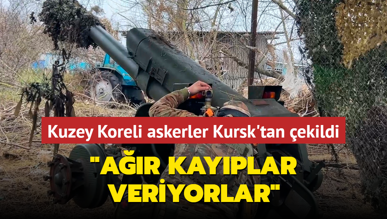 Kuzey Koreli askerler Kursk'tan ekildi... "Ar kayplar veriyorlar"