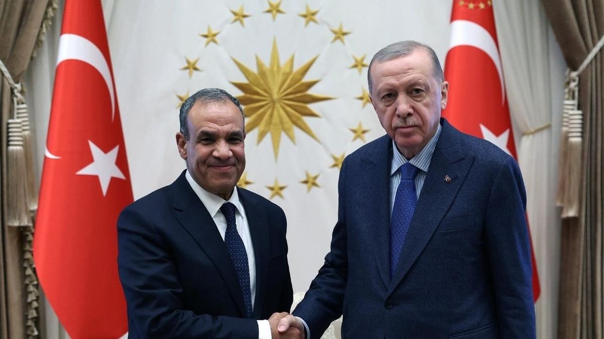 Bakan Erdoan Msr Dileri Bakan Abdelatty'yi kabul etti