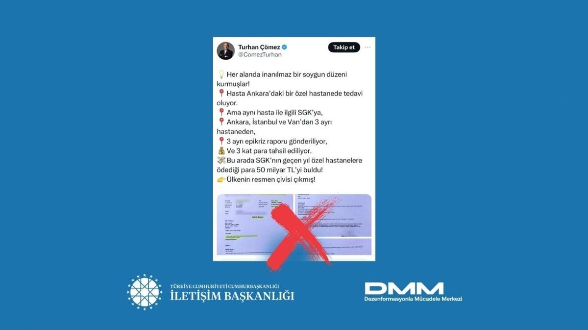 Y Partili mez'in iddialarna DMM'den yalanlama