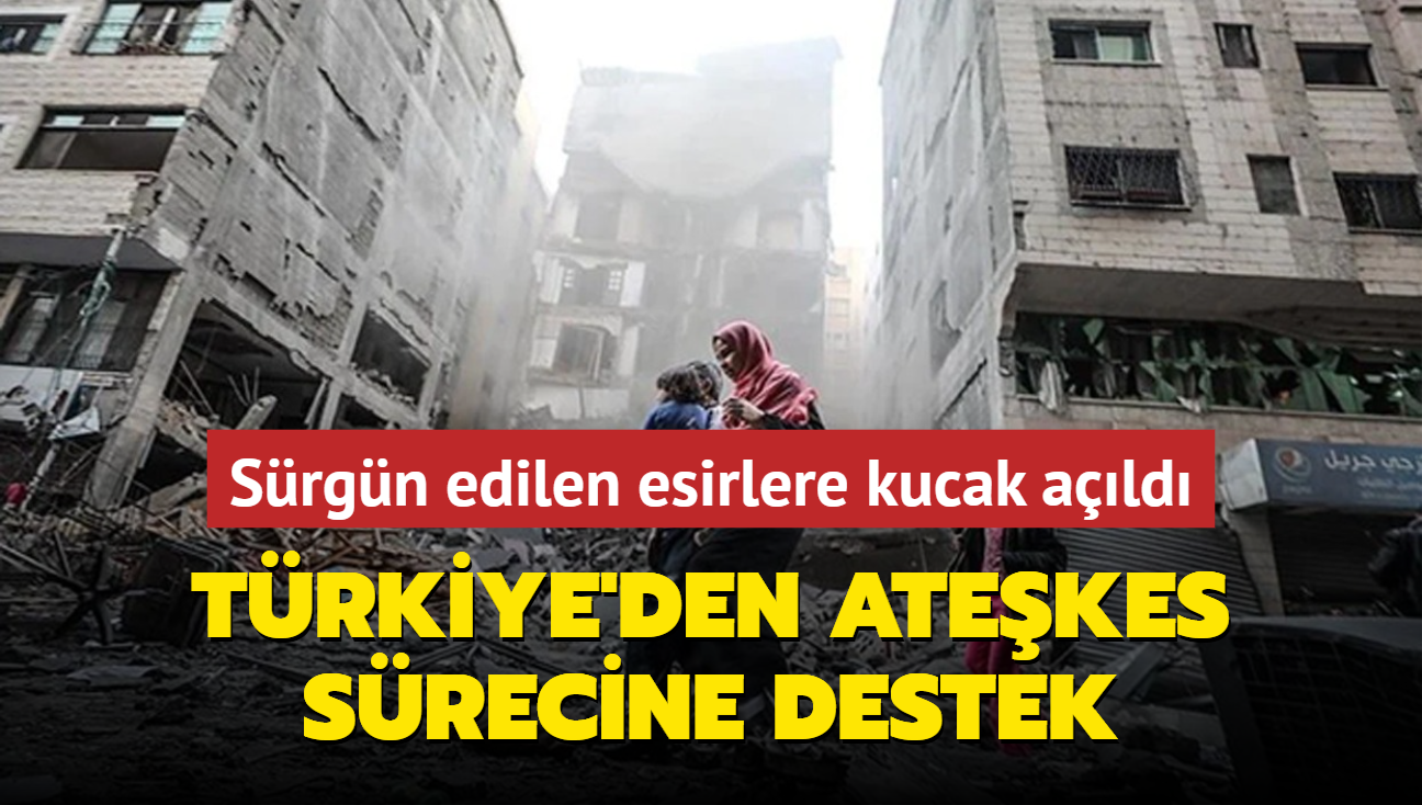 Trkiye'den atekes srecine destek