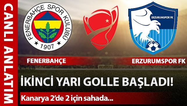 CANLI ANLATIM: Fenerbahe-Erzurumspor FK