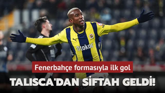 Talisca'dan siftah geldi! Fenerbahe formasyla ilk gol