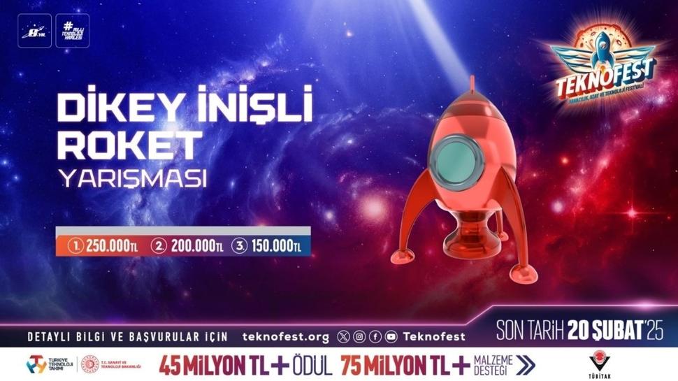 TEKNOFEST Dikey nili Roket Yarmas Bavurular Devam Ediyor