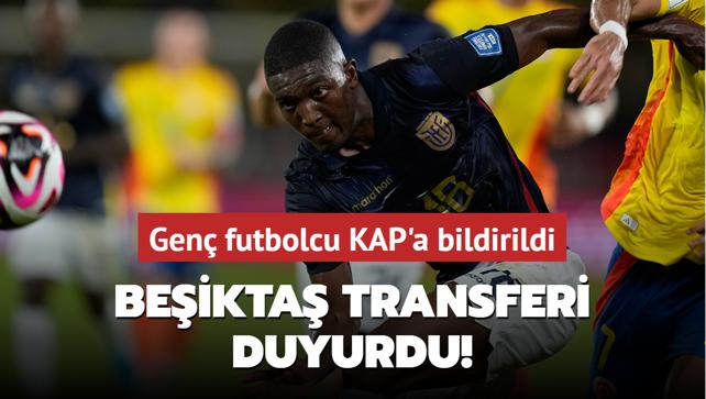 Beikta transferi duyurdu! Gen futbolcu KAP'a bildirildi