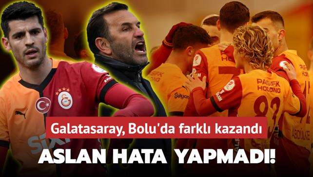 MA SONUCU: Boluspor 1-4 Galatasaray