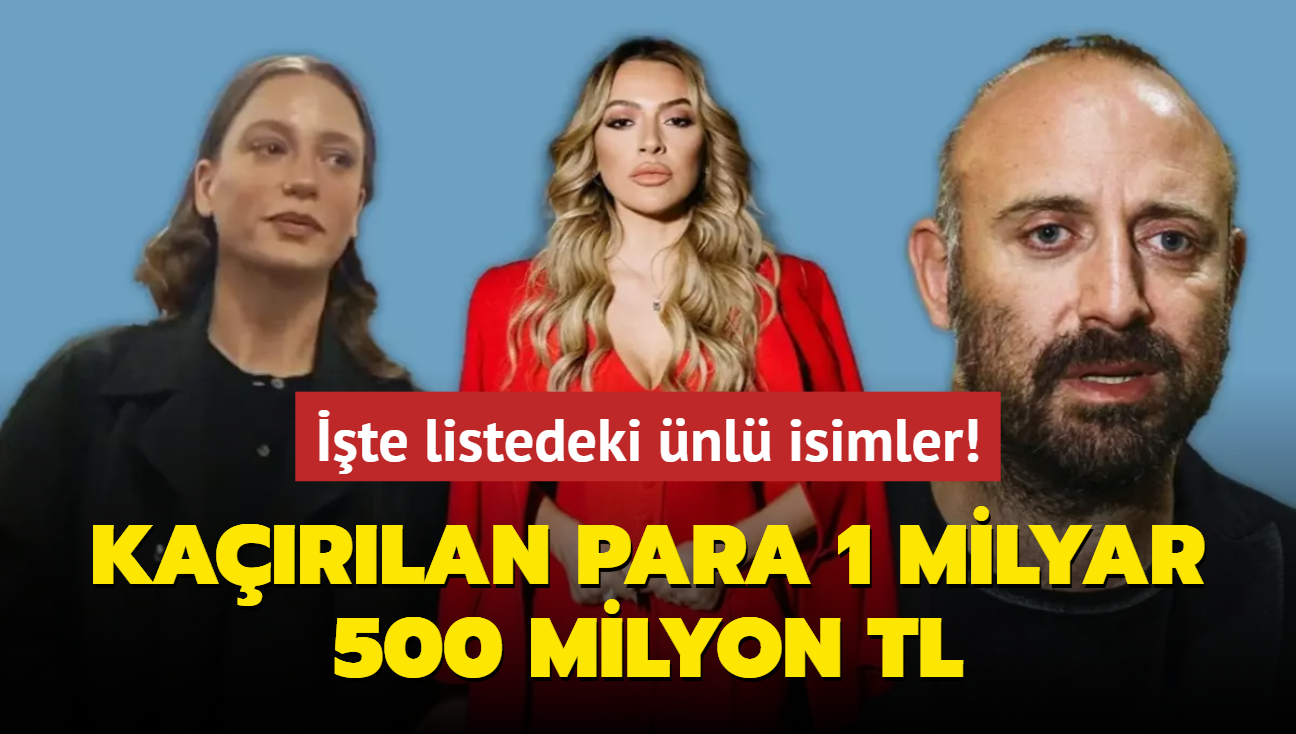 Devletten karlan para 1 milyar 500 milyon TL... te listedeki nl isimler!