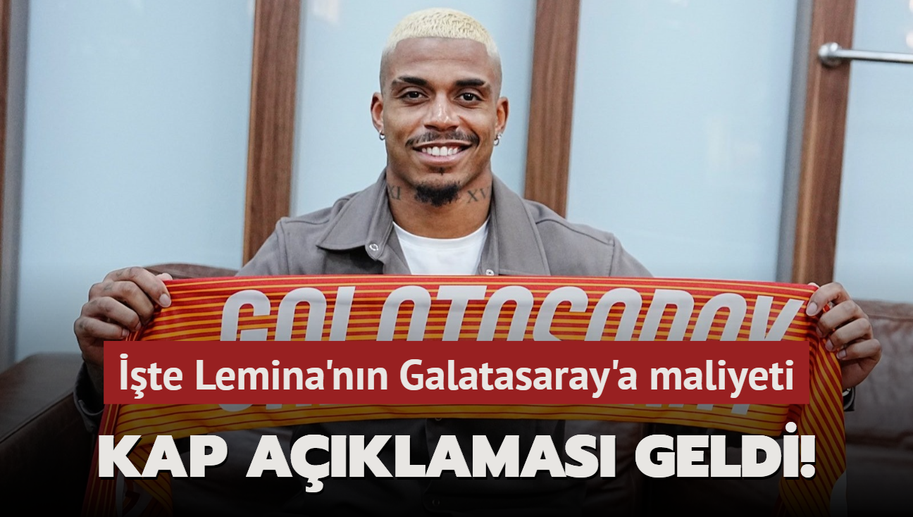 KAP aklamas geldi! te Lemina'nn Galatasaray'a maliyeti