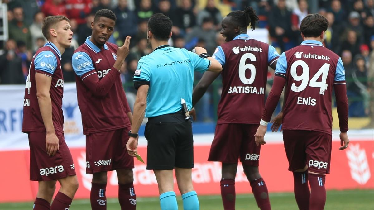 Trabzonspor d sahada istediini alamyor