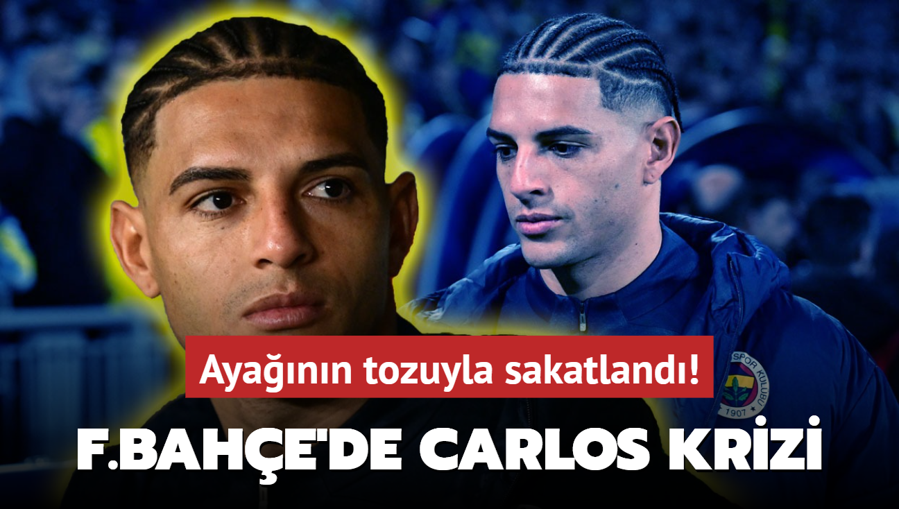 Ayann tozuyla sakatland! Fenerbahe'de Diego Carlos krizi