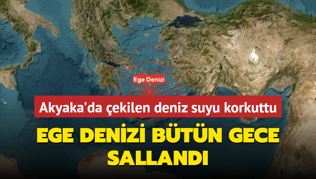 Ege Denizi btn gece salland