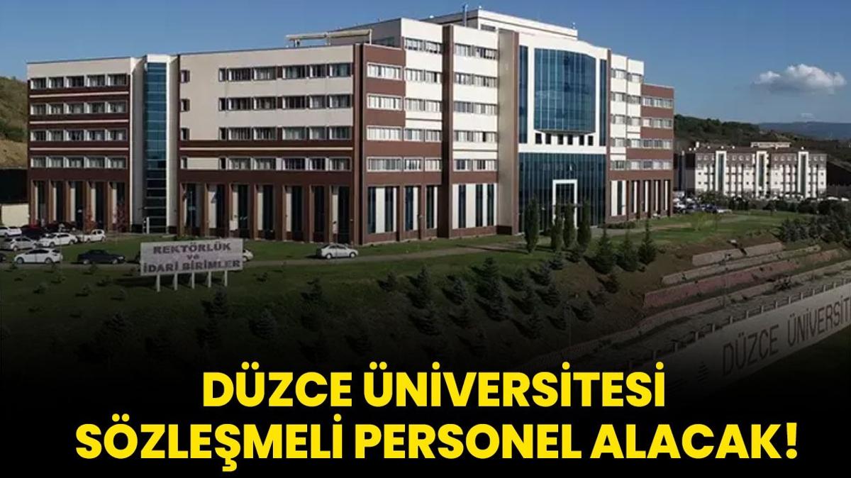 Dzce niversitesi Szlemeli Personel Alm lan ilan ilangovtr fotoraflar resimleri