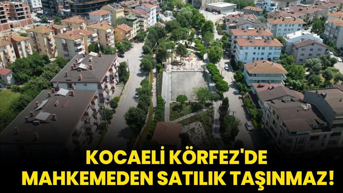 Kocaeli Krfez'de mahkemeden satlk tanmaz!