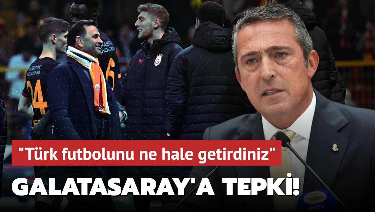 Fenerbahe'den Galatasaray'a tepki! "Trk futbolunu ne hale getirdiniz"