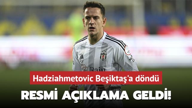 Resmi aklama geldi! Amir Hadziahmetovic Beikta'a dnd