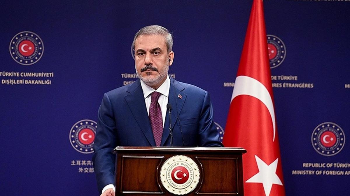 Bakan Fidan'dan Trump'a Gazze tepkisi: Filistin tehciri kabul edilemez
