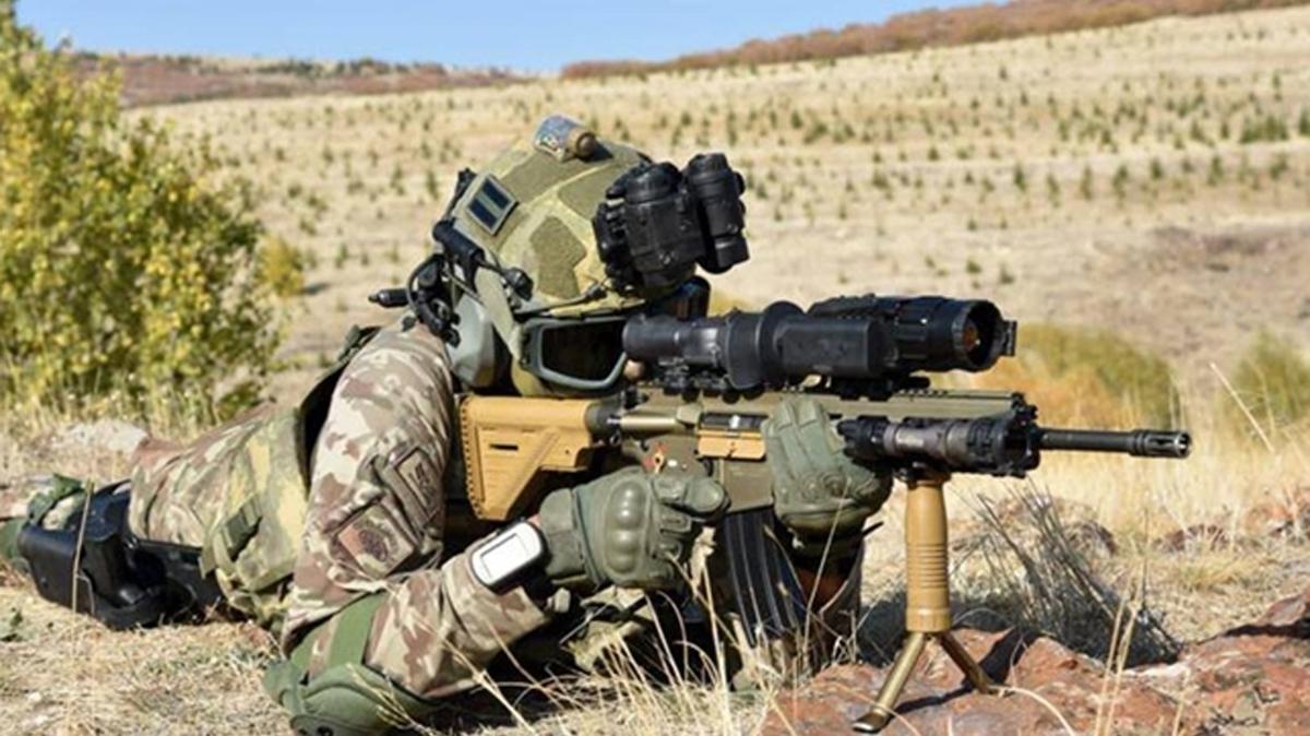 Suriye'nin kuzeyinde 4 PKK/YPG'li terrist ldrld