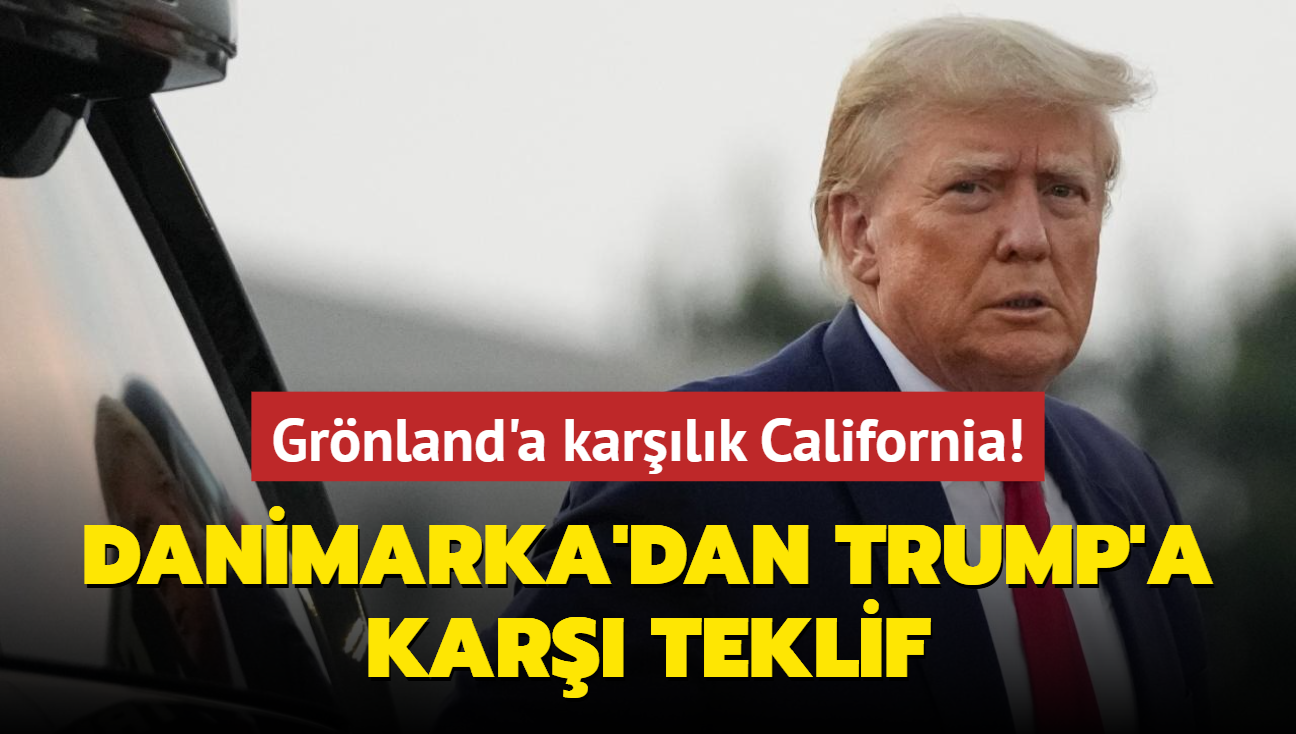 Danimarka'dan Trump'a kar teklif... Grnland'a karlk California!