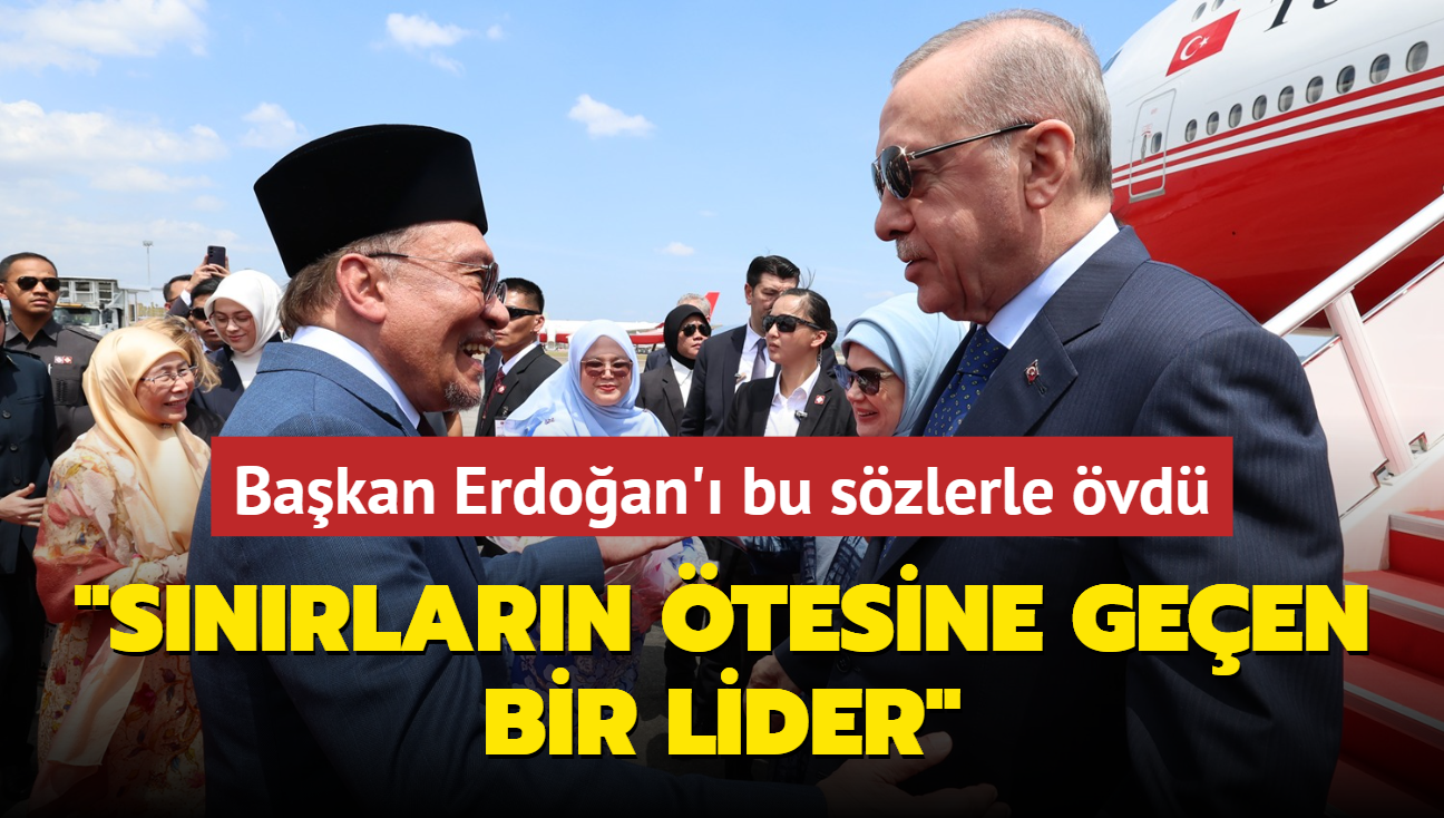Malezya Babakan brahim'den Bakan Erdoan'a vg: Snrlarn tesine geen bir lider