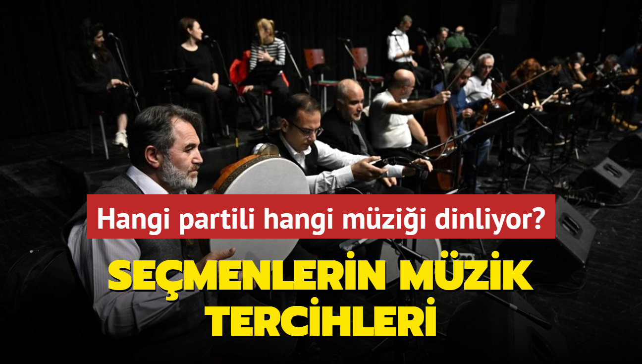 Semenlerin mzik tercihleri... Hangi partili hangi mzii dinliyor"