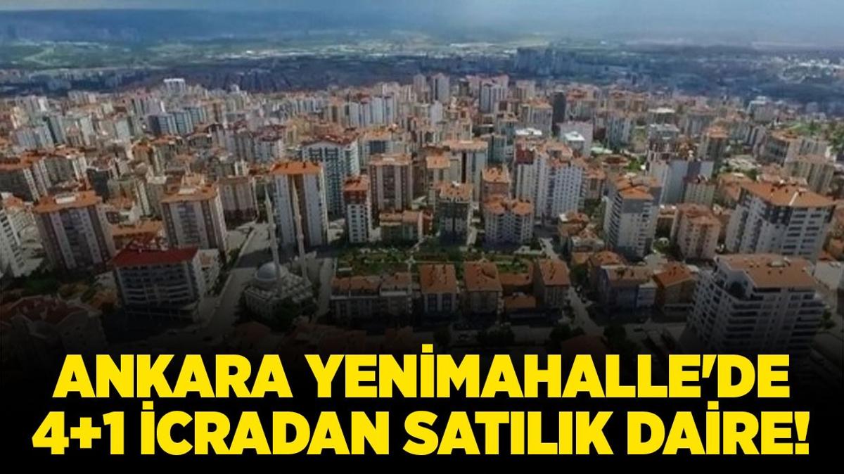 Ankara Yenimahalle'de 4+1 icradan satlk daire!