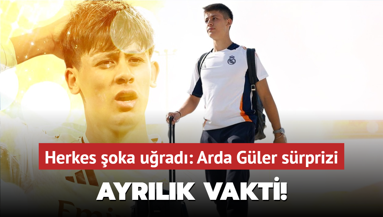 Ayrlk vakti! Herkes oka urad: Arda Gler srprizi...