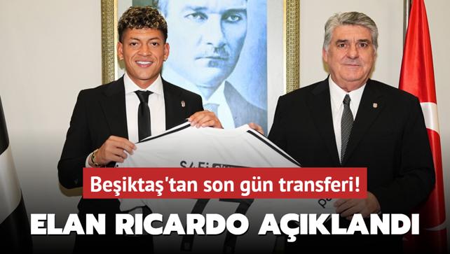 Beikta'tan son gn transferi! Elan Ricardo resmen akland